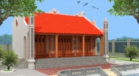 Thiết kế nhà thờ họ đẹp tại Vĩnh Yên - Vĩnh Phúc