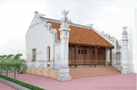 Khám phá thiết kế nhà thờ họ, từ đường tiền kẻ hậu bẩy Gỗ Lim Lào tuyệt đẹp!