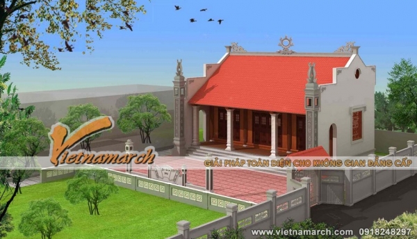 Thiết kế nhà thờ họ cho nhà anh Sơn tại Vĩnh Lộc - Thanh Hóa