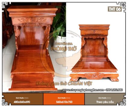 Những mẫu bàn thờ Thần Tài Ông Địa truyền thống đẹp