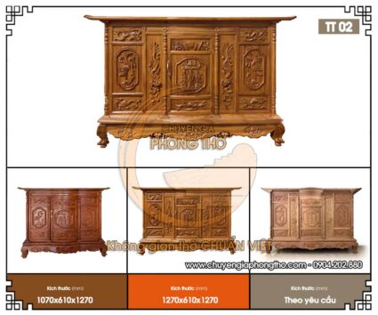 20+ Mẫu tủ thờ truyền thống đẹp cho phòng thờ