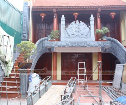 Thi công nhà thờ họ 2 tầng tại Hải Dương