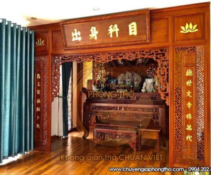Hoành phi câu đối trong nhà thờ họ