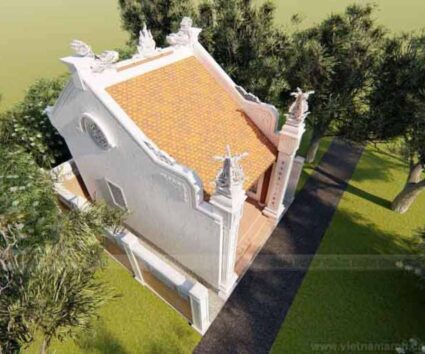 Top những mẫu hàng rào đá nhà thờ họ đẹp