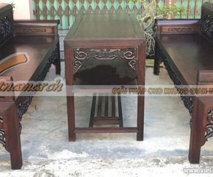 Mẫu trường kỷ sen vịt cỡ đại gỗ gụ ta