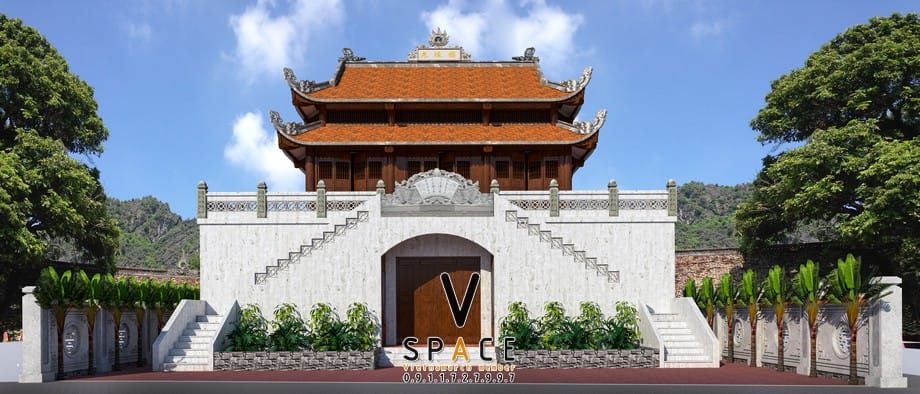 Mẫu nhà thờ họ 3 gian 8 mái 2 tầng tại Sơn La Mẫu nhà thờ họ 3 gian 8 mái 2 tầng tại Sơn La