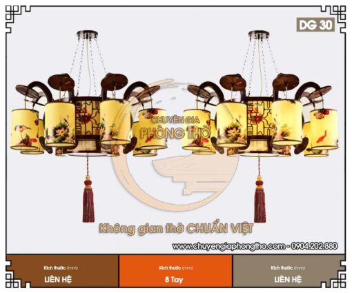 Đèn chùm trang trí nhà thờ họ DG30