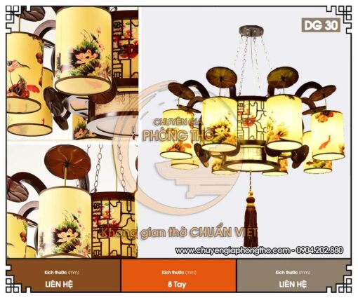 Đèn chùm trang trí nhà thờ họ DG30