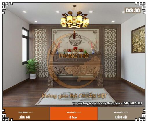 Đèn chùm trang trí nhà thờ họ DG30
