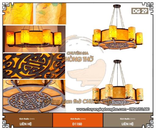 Mẫu đèn thả DG29 trang trí nhà gỗ, biệt thự