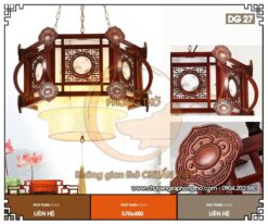 Mẫu đèn trần phòng thờ DG27 mang vẻ đẹp độc đáo