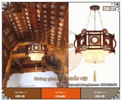 Mẫu đèn trần phòng thờ DG27 mang vẻ đẹp độc đáo