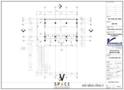 Bản vẽ mặt bằng tầng 2