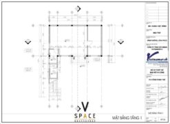 Bản vẽ mặt bằng tầng 1