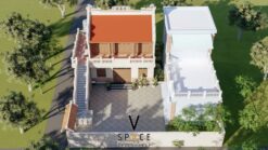 Bản vẽ thiết kế nhà thờ họ 2 tầng tại Vĩnh Phúc