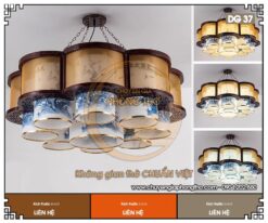 Đèn chùm cho phòng thờ DG37 tinh tế trong từng chi tiết