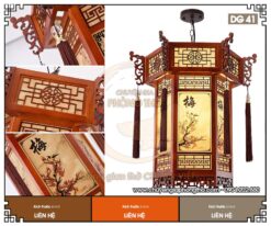 Đèn gỗ trang trí nhà thờ họ DG41