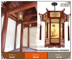 Đèn gỗ trang trí nhà thờ họ DG41