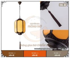 Thiết kế đậm chất Á Đông của đèn thả ngoài hiên nhà gỗ DG42