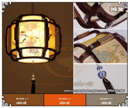 Đèn thả nhà thờ họ DG38 đậm nét truyền thống