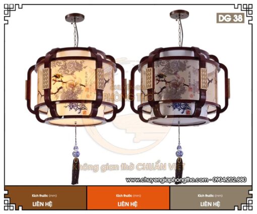 Đèn thả nhà thờ họ DG38 đậm nét truyền thống