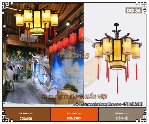 Đèn treo phòng thờ đẹp DG36