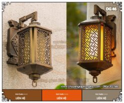 Đèn gắn tường cổng nhà gỗ DG46