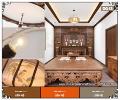 Đèn lồng thả trần nhà từ đường DG53