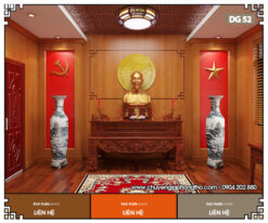 Đèn mâm ốp trần phòng thờ DG52