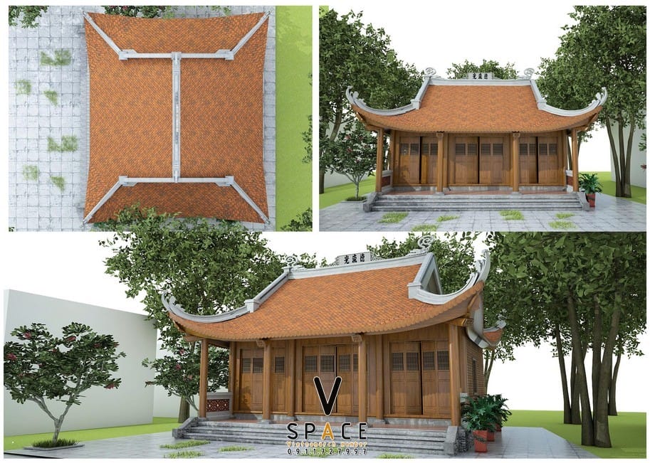 Dịch vụ thiết kế thi công nhà thờ họ trọn gói Dịch vụ thiết kế thi công nhà thờ họ trọn gói