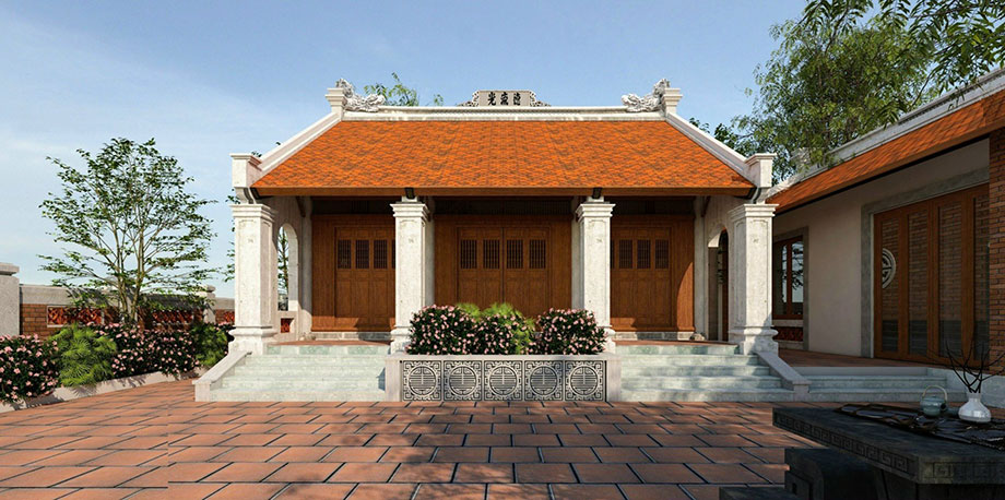 38+ Mẫu thiết kế nhà thờ họ 3 gian chuẩn phong thủy 38+ Mẫu thiết kế nhà thờ họ 3 gian chuẩn phong thủy