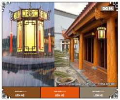 Đèn treo hiên nhà gỗ DG54