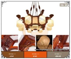 Mẫu đèn chùm cổ điển DG58