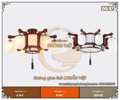 Mẫu đèn chùm phòng thờ cao cấp DG57