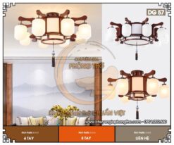 Mẫu đèn chùm phòng thờ cao cấp DG57