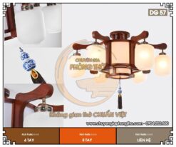 Mẫu đèn chùm phòng thờ cao cấp DG57