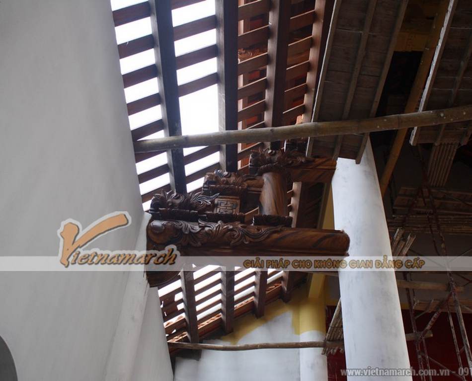 Quy trình sơn giả gỗ nhà thờ họ từ A-Z