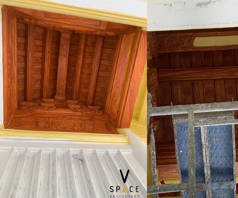 Tổng hợp chi phí xây dựng nhà thờ bê tông giả gỗ