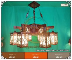 Đèn chùm nhà gỗ DG61 đẹp