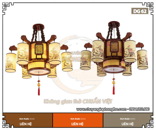 Đèn chùm trang trí nhà thờ họ DG62
