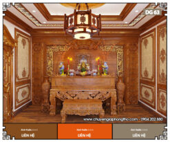 Đèn thả trần trang trí nhà thờ họ DG63