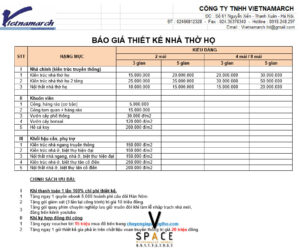 Báo giá thiết kế thi công nhà thờ họ trọn gói - Thietkenhaho