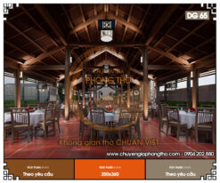 Đèn thả trần nhà gỗ DG65
