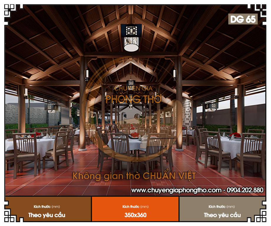 Đèn thả trần nhà gỗ DG65