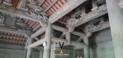 Thi công Đình Sen tại thôn Hành Cung Hoa Lư Ninh Bình