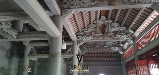 Thi công Đình Sen tại thôn Hành Cung Hoa Lư Ninh Bình