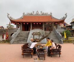 Thi công Đình Sen tại thôn Hành Cung Hoa Lư Ninh Bình