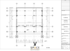 Phối cảnh thiết kế nhà thờ họ 3 gian 2 mái 70m2 tại Tuyên Quang