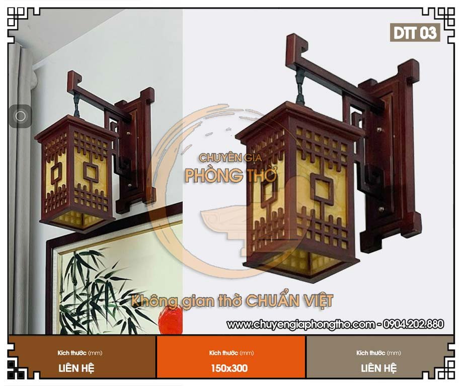 Đèn gắn cột nhà thờ DTT03 sang trọng