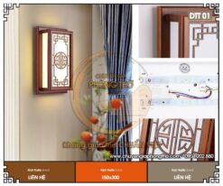 Đèn gắn tường phòng thờ DTT01 cao cấp